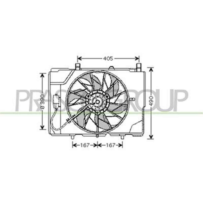 ME025F001_1.JPG Ventola Per Mercedes C Class (w202) Dal 1993 Al 2000