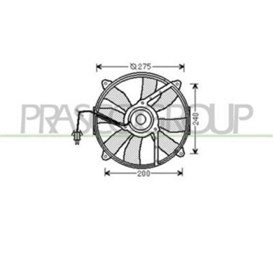 ME025F003_1.JPG Ventola Per Mercedes C Class (w202) Dal 1993 Al 2000