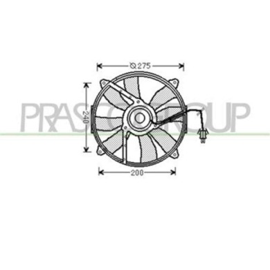 ME025F004_1.JPG Ventola Per Mercedes C Class (w202) Dal 1993 Al 2000