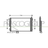 ME026C001_1.JPG Condensatore Per Mercedes C Class Sportcoupe' (cl203) Dal 2000 Al 2008