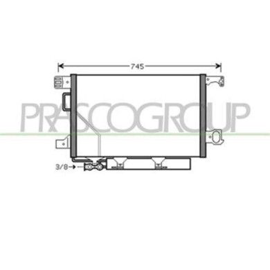 ME026C004_1.JPG Condensatore Per Mercedes C Class Sportcoupe' (cl203) Dal 2000 Al 2008