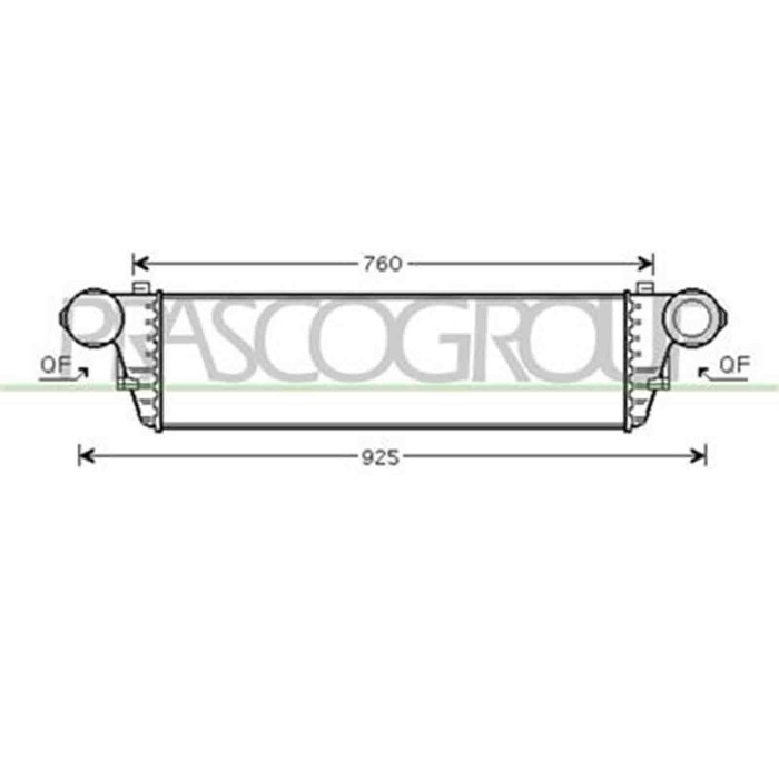 ME026N002_1.JPG Intercooler Per Mercedes C Class Sportcoupe' (cl203) Dal 2000 Al 2008