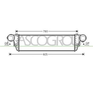 ME026N003_1.JPG Intercooler Per Mercedes C Class Sportcoupe' (cl203) Dal 2000 Al 2008