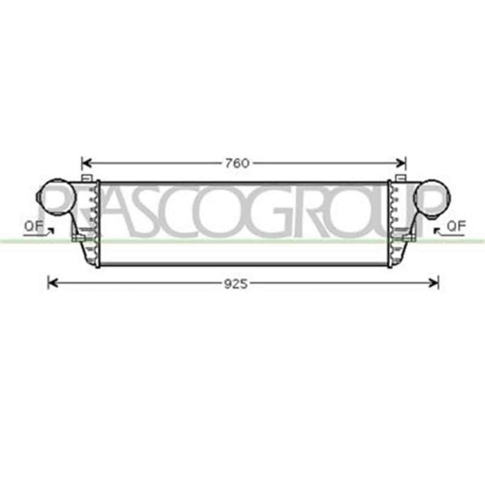 ME026N003_1.JPG Intercooler Per Mercedes C Class Sportcoupe' (cl203) Dal 2000 Al 2008
