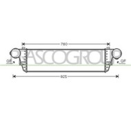 Intercooler Per Mercedes C Class Sportcoupe' (cl203) Dal 2000 Al 2008