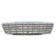 Griglia Radiatore Completa Grigia Per Mercedes C Class (w203) Dal 2000 Al 2004