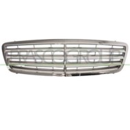Griglia Radiatore Completa Cromata/argento Per Mercedes C Class (w203) Dal 2004 Al 2007