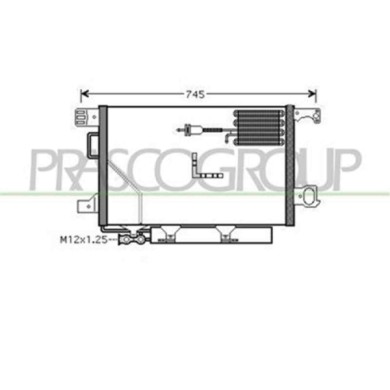 ME028C002_1.JPG Condensatore Per Mercedes C Class (w203) Dal 2004 Al 2007