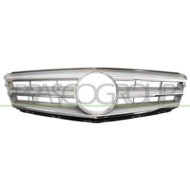 ME0292010_1.JPG Griglia Radiatore Cromata /argento Lucido Senza Porta Emblema Per Mercedes C Class (w204/s204) Dal 2007 Al 2010