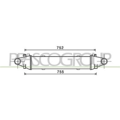 ME029N001_1.JPG Intercooler Per Mercedes C Class (w204/s204) Dal 2007 Al 2010