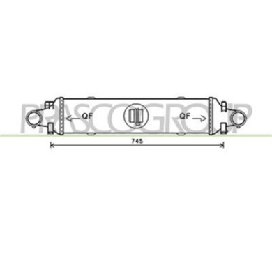 ME029N004_1.JPG Intercooler Per Mercedes C Class (w204/s204) Dal 2007 Al 2010