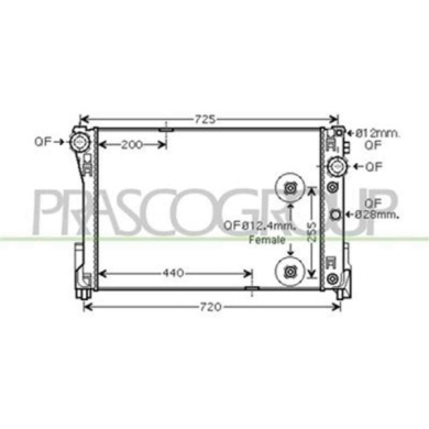 ME029R004_1.JPG Radiatore Per Mercedes C Class (w204/s204) Dal 2007 Al 2010