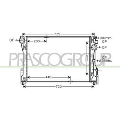 ME029R006_1.JPG Radiatore Per Mercedes C Class (w204/s204) Dal 2007 Al 2010