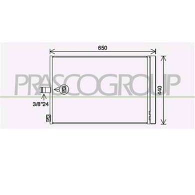 ME030C002_1.JPG Condensatore Per Mercedes C Class (w204/s204) Dal 2010 Al 2011