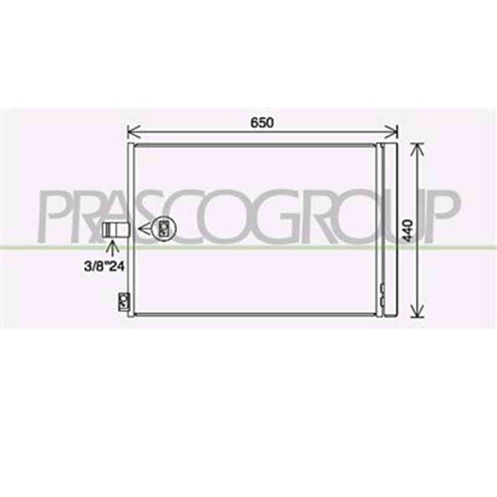 ME030C002_1.JPG Condensatore Per Mercedes C Class (w204/s204) Dal 2010 Al 2011