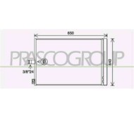 Condensatore Per Mercedes C Class (w204/s204) Dal 2010 Al 2011