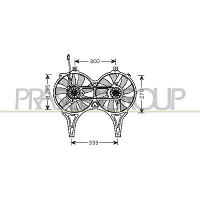 ME035F003_1.JPG Ventola Per Mercedes E Class (w210/s210) Dal 1995 Al 1999