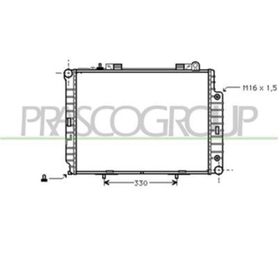 ME035R021_1.JPG Radiatore Per Mercedes E Class (w210/s210) Dal 1995 Al 1999