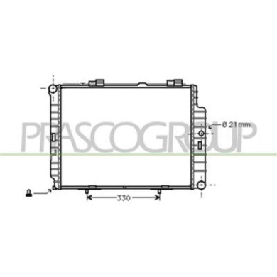 ME035R024_1.JPG Radiatore Per Mercedes E Class (w210/s210) Dal 1995 Al 1999