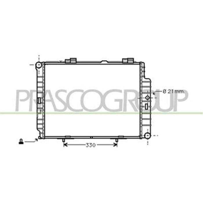 ME035R024_1.JPG Radiatore Per Mercedes E Class (w210/s210) Dal 1995 Al 1999