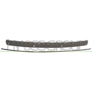 ME0371256_1.JPG Modanatura Centrale Con Fori Profilo Cromato Per Mercedes E Class (w210/s210) Dal 1999 Al 2002