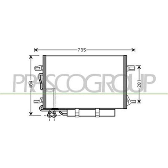 ME039C001_1.JPG Condensatore Per Mercedes E Class (w211/s211) Dal 2002 Al 2007