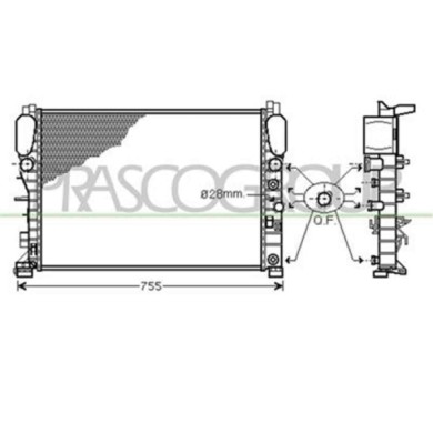 ME039R002_1.JPG Radiatore Per Mercedes E Class (w211/s211) Dal 2002 Al 2007