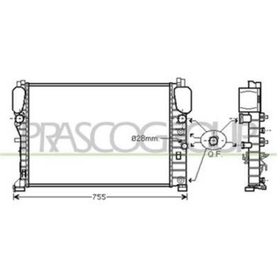 ME039R004_1.JPG Radiatore Per Mercedes E Class (w211/s211) Dal 2002 Al 2007