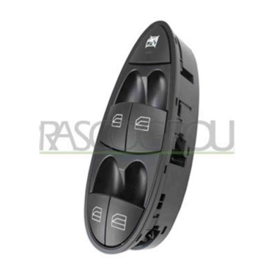 ME039WS04_2.JPG Pulsantiera Nera Per Mercedes E Class (w211/s211) Dal 2002 Al 2007