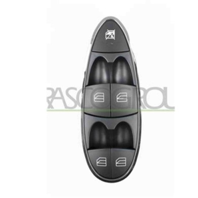 ME039WS14_1.JPG Pulsantiera Nera Per Mercedes E Class (w211/s211) Dal 2002 Al 2007