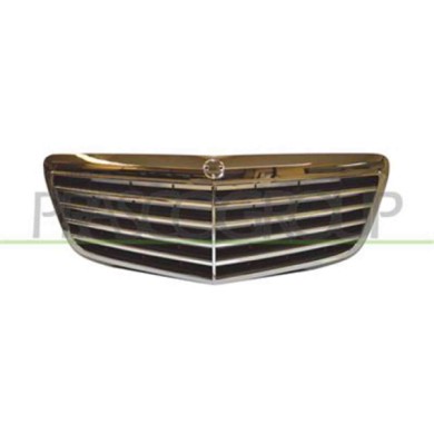 ME0412010_1.JPG Griglia Radiatore Completa Nera Per Mercedes E Class (w211/s211) Dal 2007 Al 2009