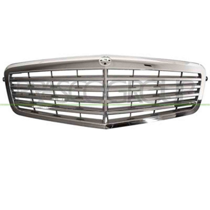 ME0432010_1.JPG Griglia Radiatore Completa Cromata Interno Argento Per Mercedes E Class (w212/s212) Dal 2009 Al 2013