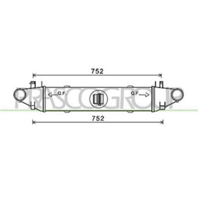 ME043N001_1.JPG Intercooler Per Mercedes E Class (w212/s212) Dal 2009 Al 2013