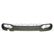 Spoiler Paraurti Posteriore Nero/goffrato Con Fori Profilo Per Mercedes E Class (w212/s212) Dal 2013 Al 2016