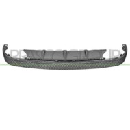 Spoiler Paraurti Posteriore Nero/goffrato Con Scarico Doppio A Dx E A Sx Mercedes E Class Coupe' /cabrio (c207/a207) 2013-2017