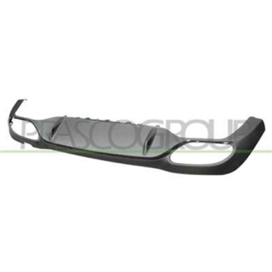 ME0471871_1.JPG Spoiler Paraurti Posteriore Nero/goffrato Con Fori Profilo Per Mercedes E Class (w213/s213) Dal 2016 Al 2020