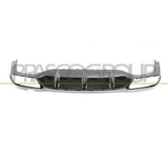 Spoiler Paraurti Posteriore Nero Lucido Con Scarico Doppio A Destra E A Sinistra Per Mercedes E Class (w213/s213) Dal 2016-2020