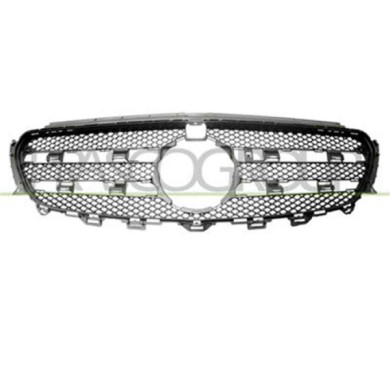ME0472031_1.JPG Griglia Radiatore Nera Con Foro Telecamera Per Mercedes E Class (w213/s213) Dal 2016 Al 2020