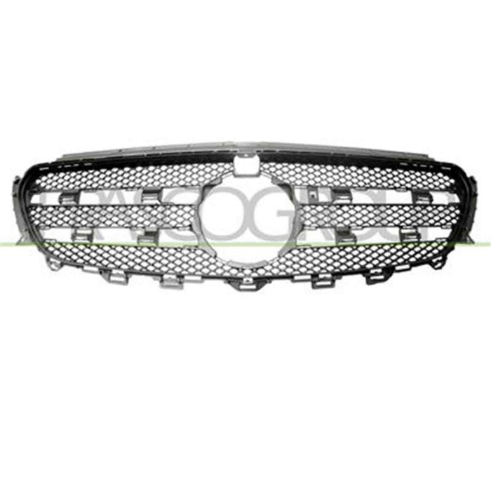 ME0472031_1.JPG Griglia Radiatore Nera Con Foro Telecamera Per Mercedes E Class (w213/s213) Dal 2016 Al 2020