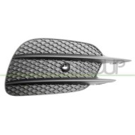 Griglia Destra Paraurti Nera Con Foro Pdc+supporto Per Mercedes E Class (w213/s213) Dal 2016 Al 2020