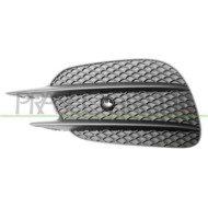 Griglia Sinistra Paraurti Nera Con Foro Pdc+supporto Per Mercedes E Class (w213/s213) Dal 2016 Al 2020