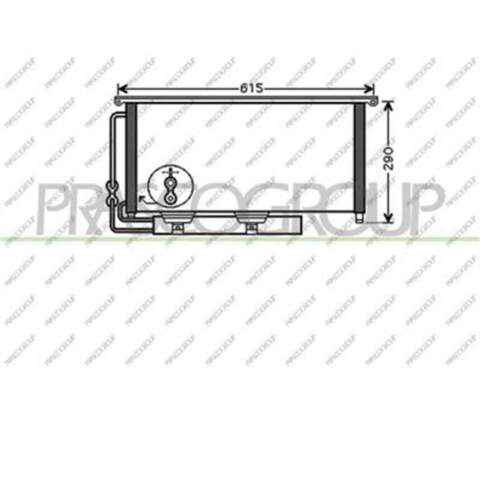 ME300C001_1.JPG Condensatore Per Smart Roadster Dal 2003 Al 2005