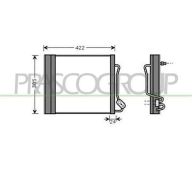 ME302C001_1.JPG Condensatore Per Smart City Coupe' Dal 1998 Al 2002