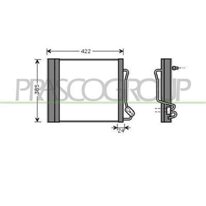 ME302C001_1.JPG Condensatore Per Smart City Coupe' Dal 1998 Al 2002