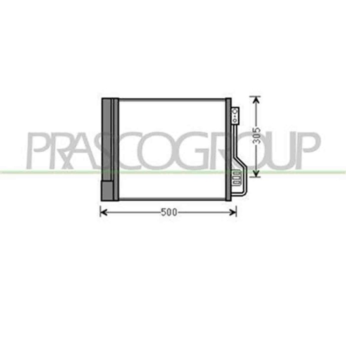 ME305C001_1.JPG Condensatore Per Smart Fortwo Dal 2007 Al 2012