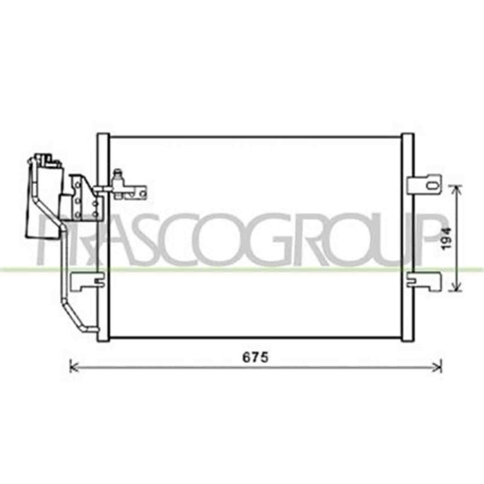 ME320C002_1.JPG Condensatore Per Mercedes A Class (w168) Dal 1997 Al 2001