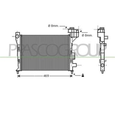 ME320R001_1.JPG Radiatore Per Mercedes A Class (w168) Dal 1997 Al 2001