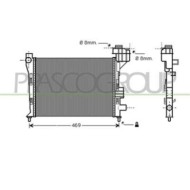 Radiatore Per Mercedes A Class (w168) Dal 1997 Al 2001