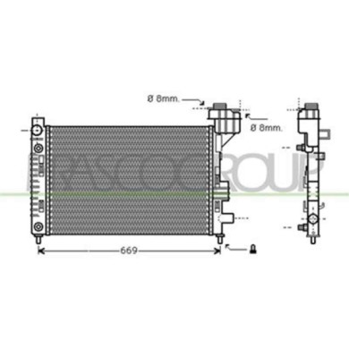 ME320R002_1.JPG Radiatore Per Mercedes A Class (w168) Dal 1997 Al 2001