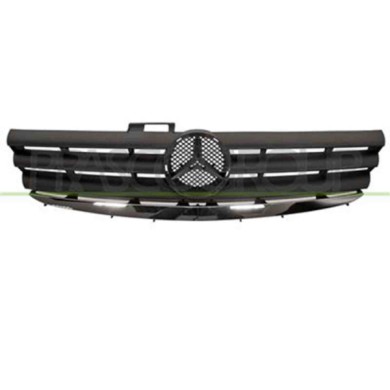 ME3242021_1.JPG Griglia Radiatore Nera Con Modanatura Cromata Per Mercedes A Class (w169) Dal 2004 Al 2007